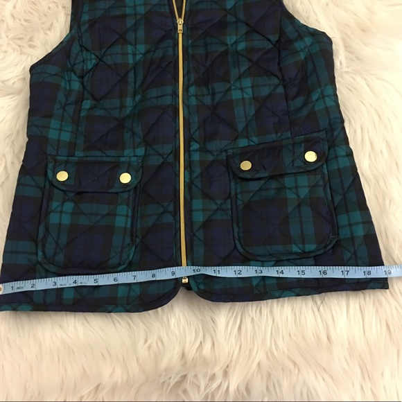 Plaid | quilted | vest - Picture 6 of 12